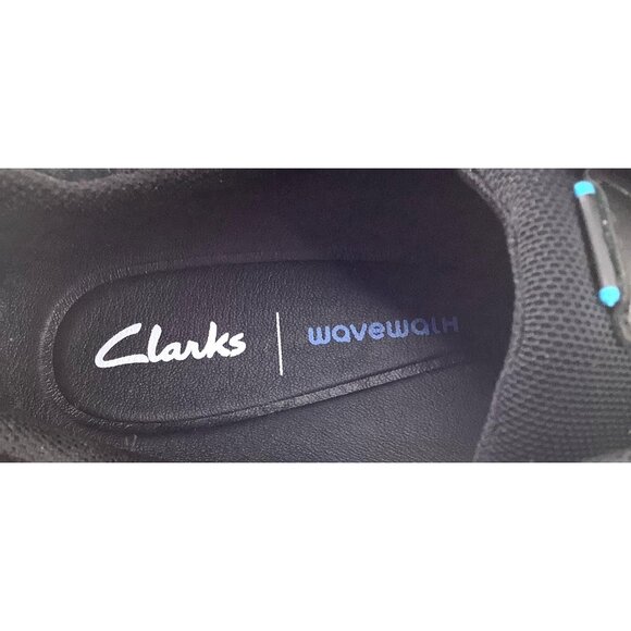 Clarks Wavewalk Womens Athletic Sneakers Black & White Size 7.5 - Picture 9 of 9